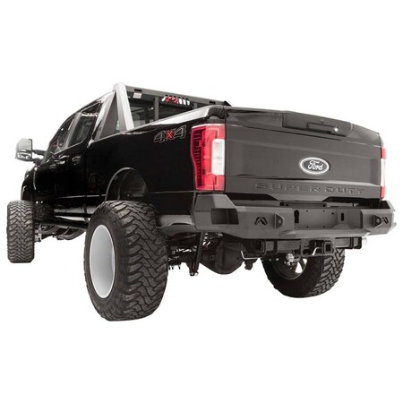 Fab Fours 99-15 F250/F350/F450/99-12 F550 PREMIUM REAR BUMPER MATTE BLACK FS08-W1350-1